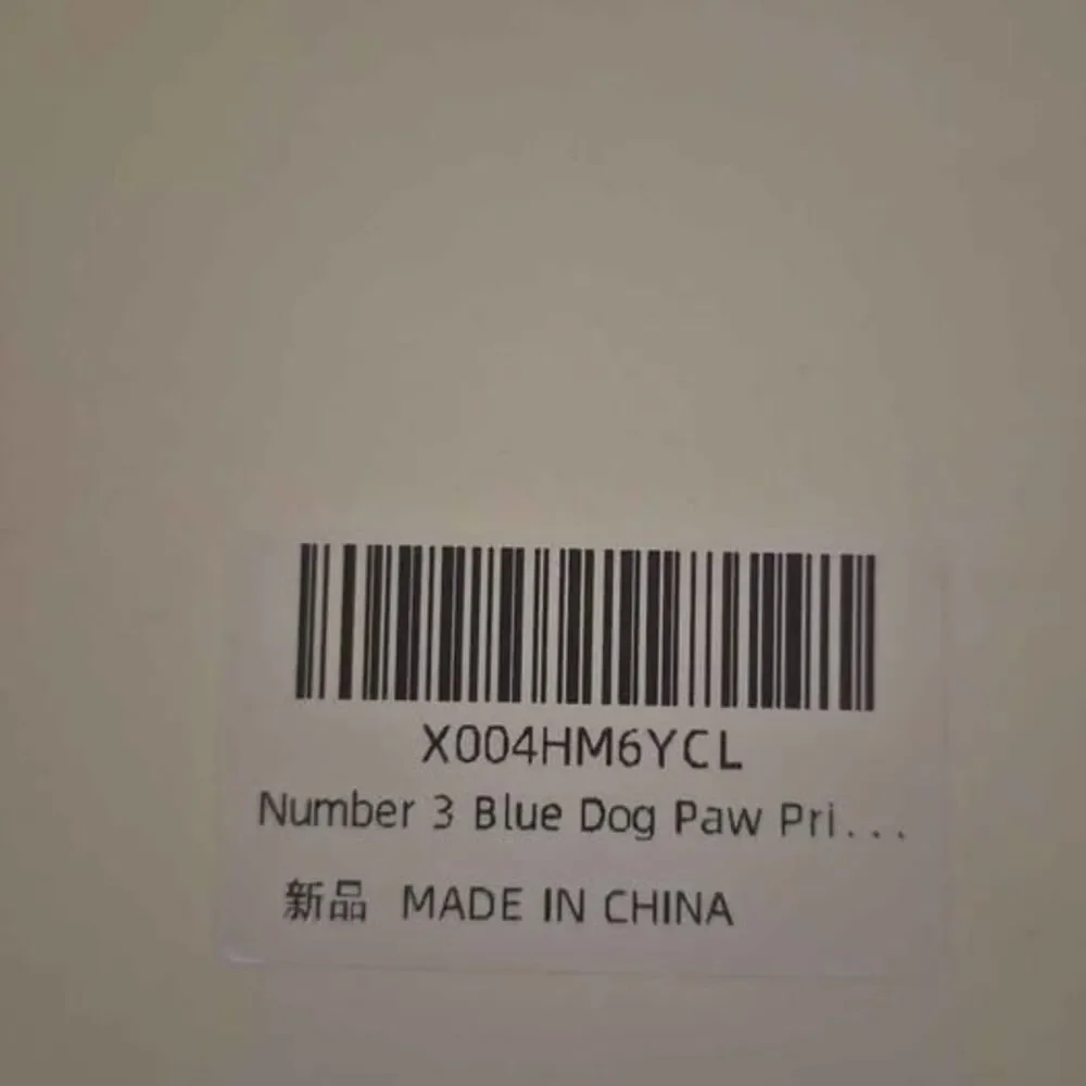 Blue Birthday Decorations, Paw Blue Number 3 Birthday Candles